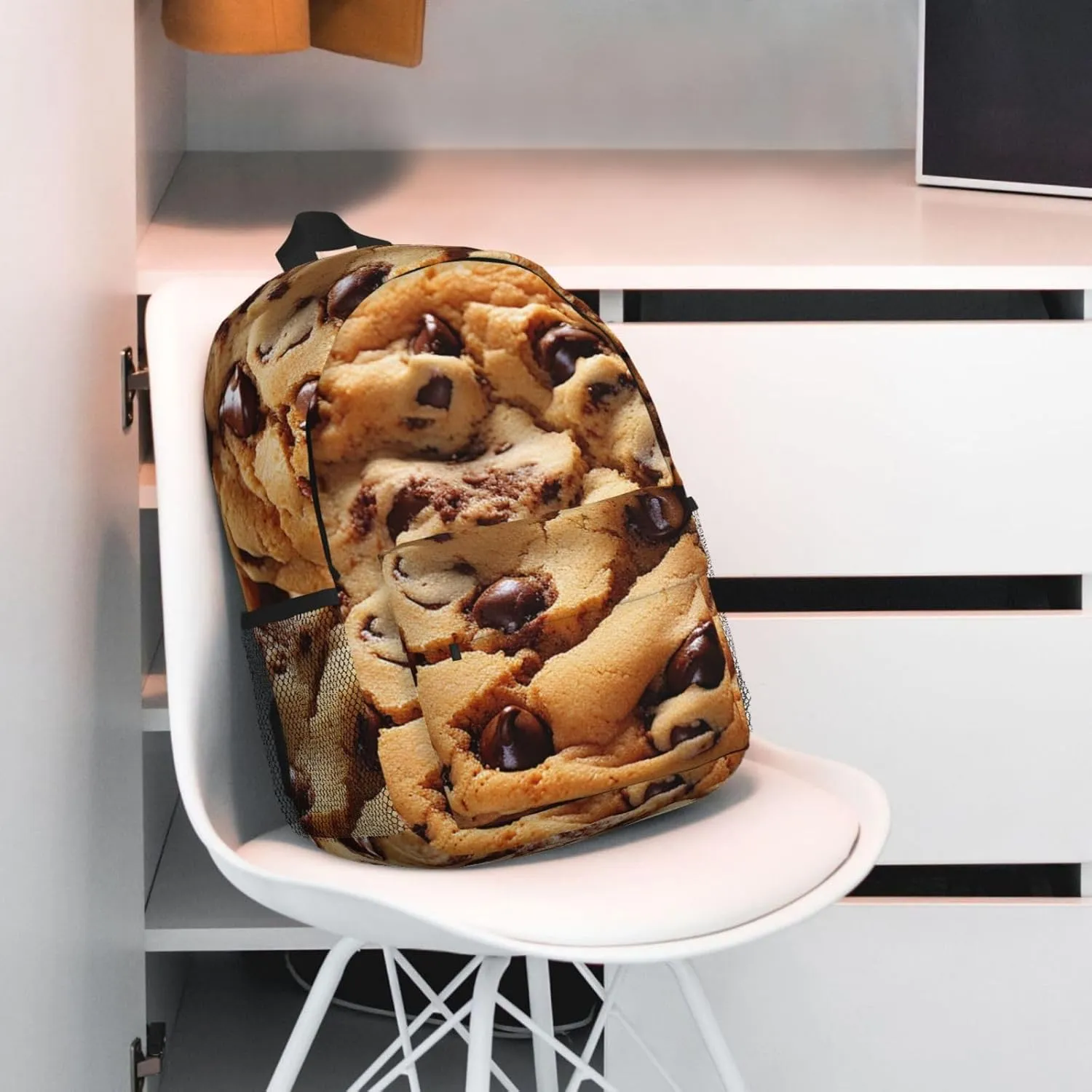 Laptop Backpack Lightweight Backpack for Men Women Daypack Chocolate Biscuit Laptop Bag Casual Backpack for Travel