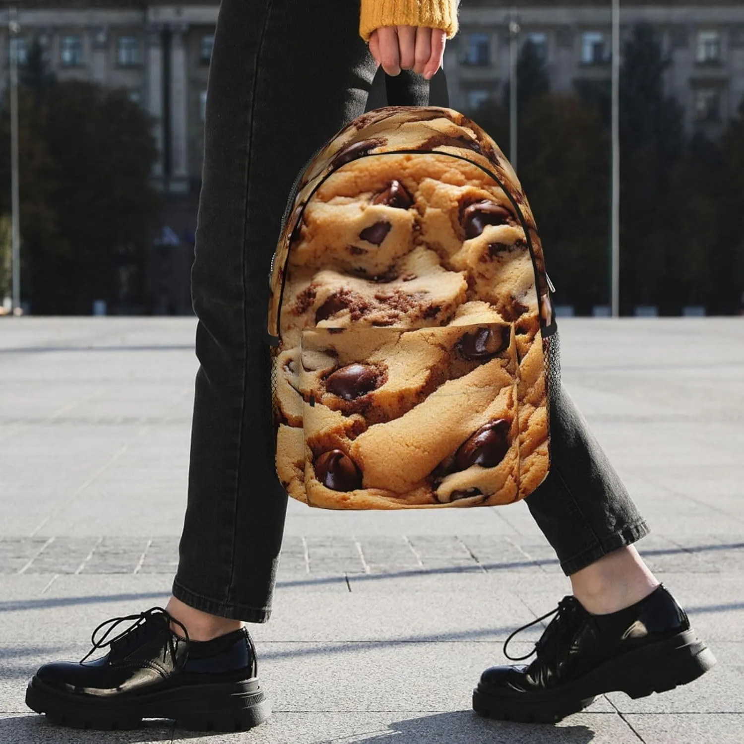 Laptop Backpack Lightweight Backpack for Men Women Daypack Chocolate Biscuit Laptop Bag Casual Backpack for Travel
