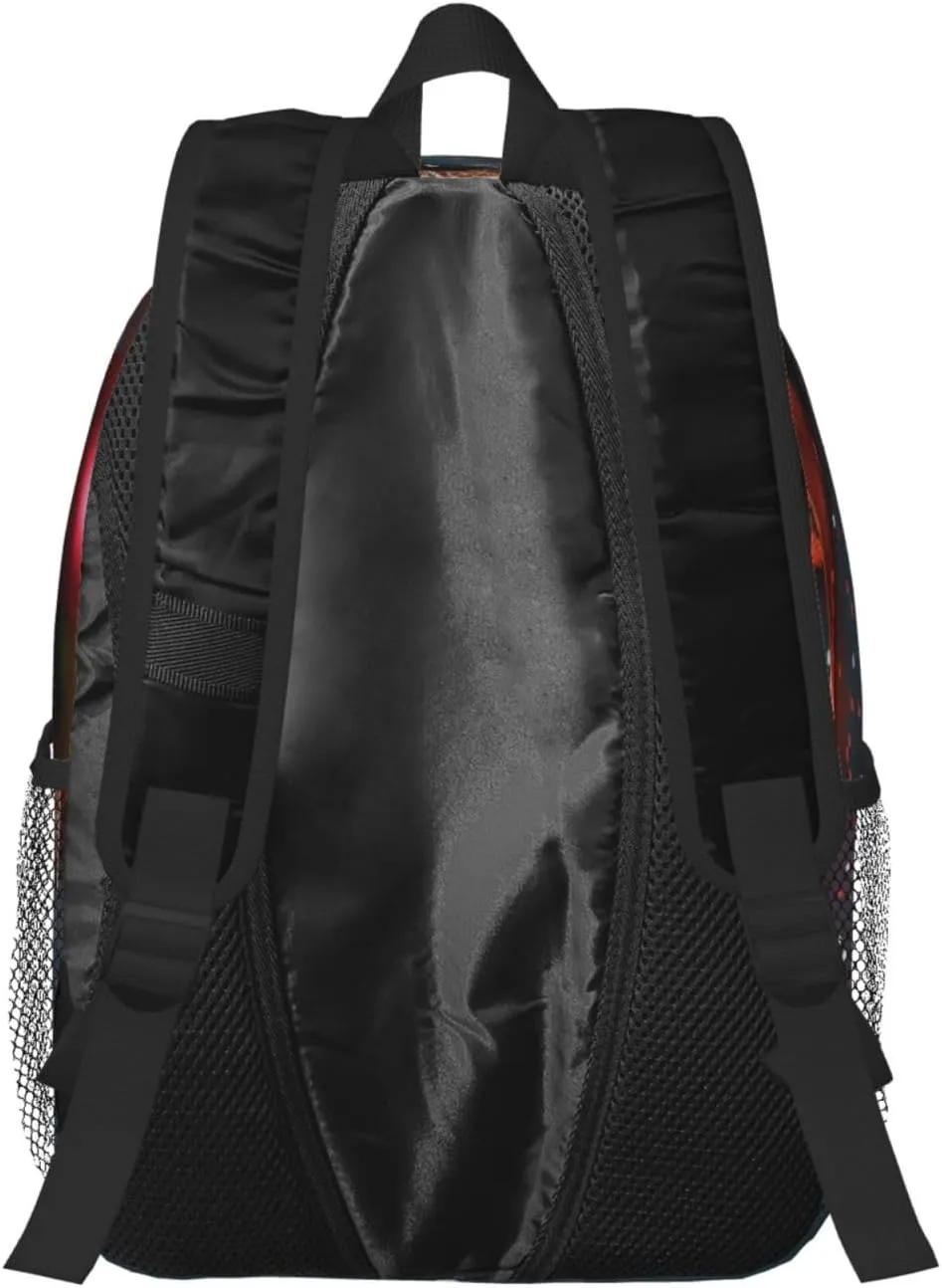 Laptop Backpack Lightweight Backpack for Men Women Daypack Christmas lights background Laptop Bag Casual Backpack for Travel