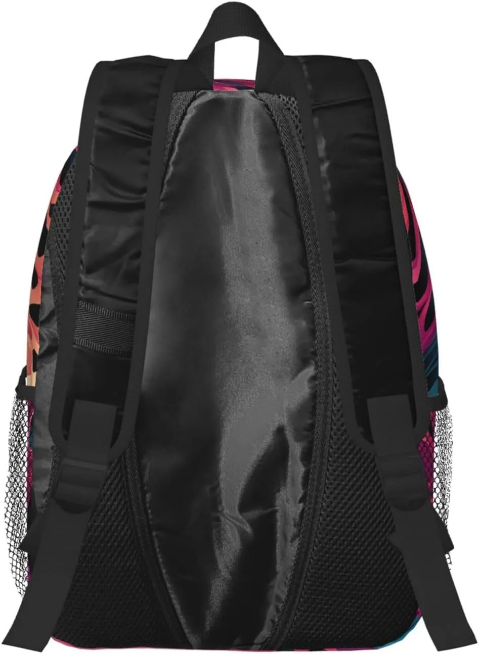 Laptop Backpack Lightweight Backpack for Men Women Daypack Colored leopard Laptop Bag Casual Backpack for Travel