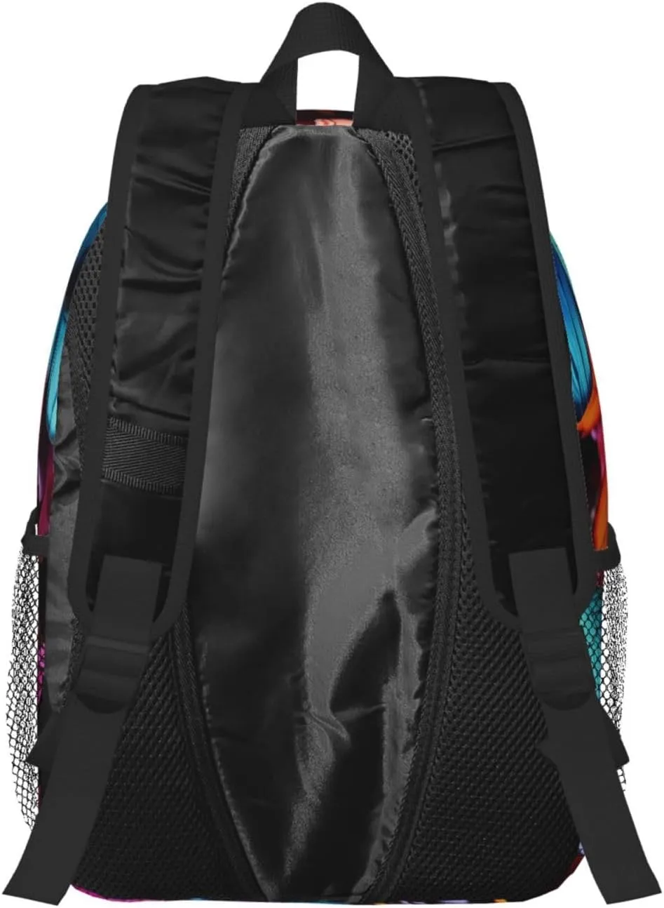 Laptop Backpack Lightweight Backpack for Men Women Daypack Colorful Butterflies Laptop Bag Casual Backpack for Travel
