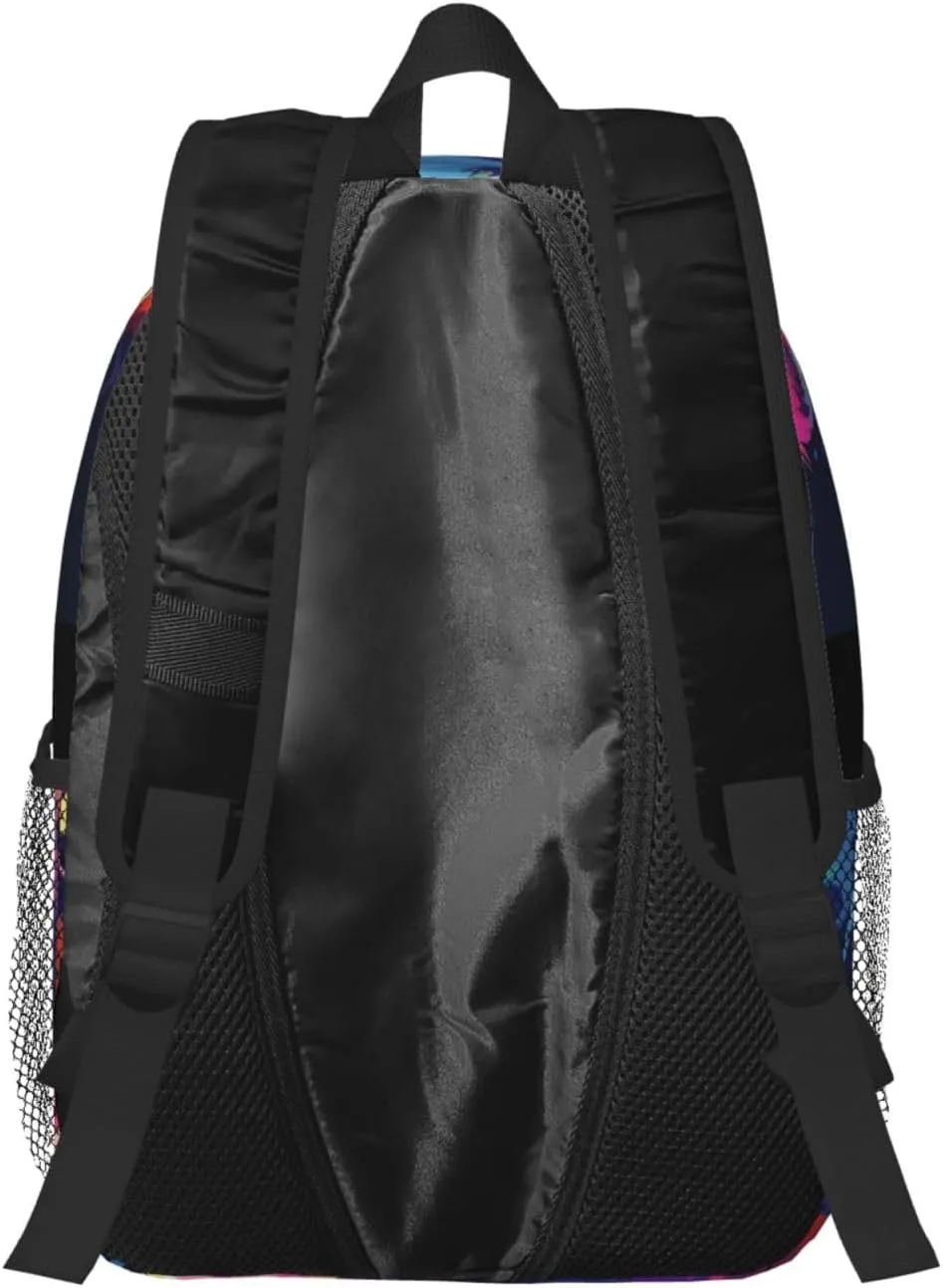 Laptop Backpack Lightweight Backpack for Men Women Daypack Colorful dog Laptop Bag Casual Backpack for Travel