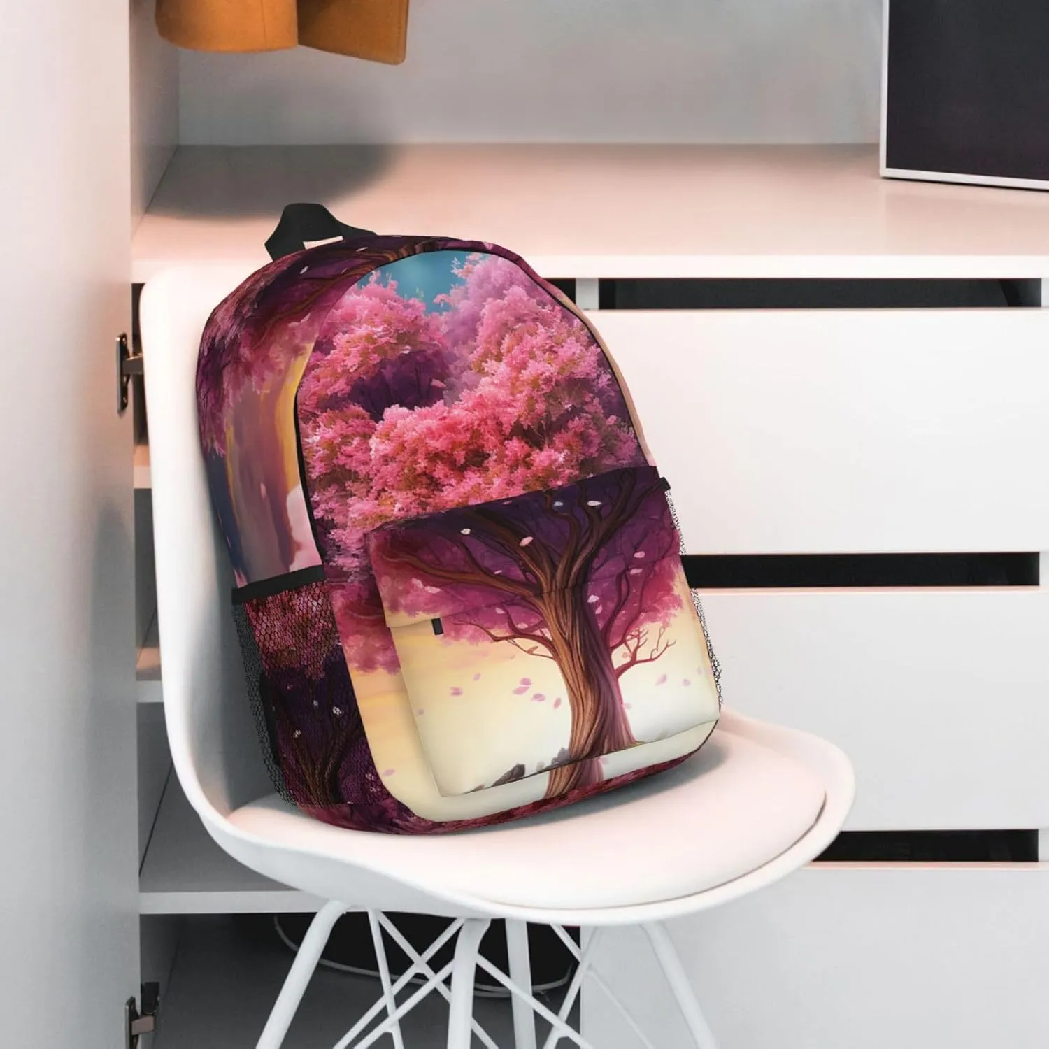 Laptop Backpack Lightweight Backpack for Men Women Daypack Colorful Heart Tree Laptop Bag Casual Backpack for Travel