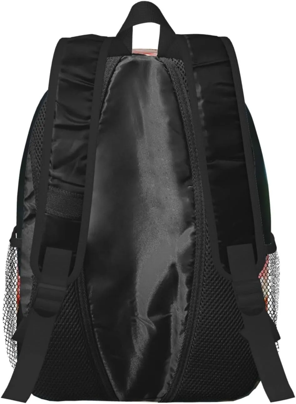 Laptop Backpack Lightweight Backpack for Men Women Daypack Colorful mushrooms Laptop Bag Casual Backpack for Travel