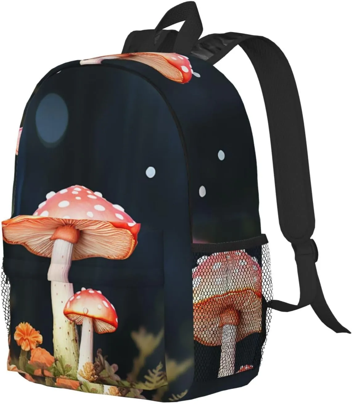 Laptop Backpack Lightweight Backpack for Men Women Daypack Colorful mushrooms Laptop Bag Casual Backpack for Travel
