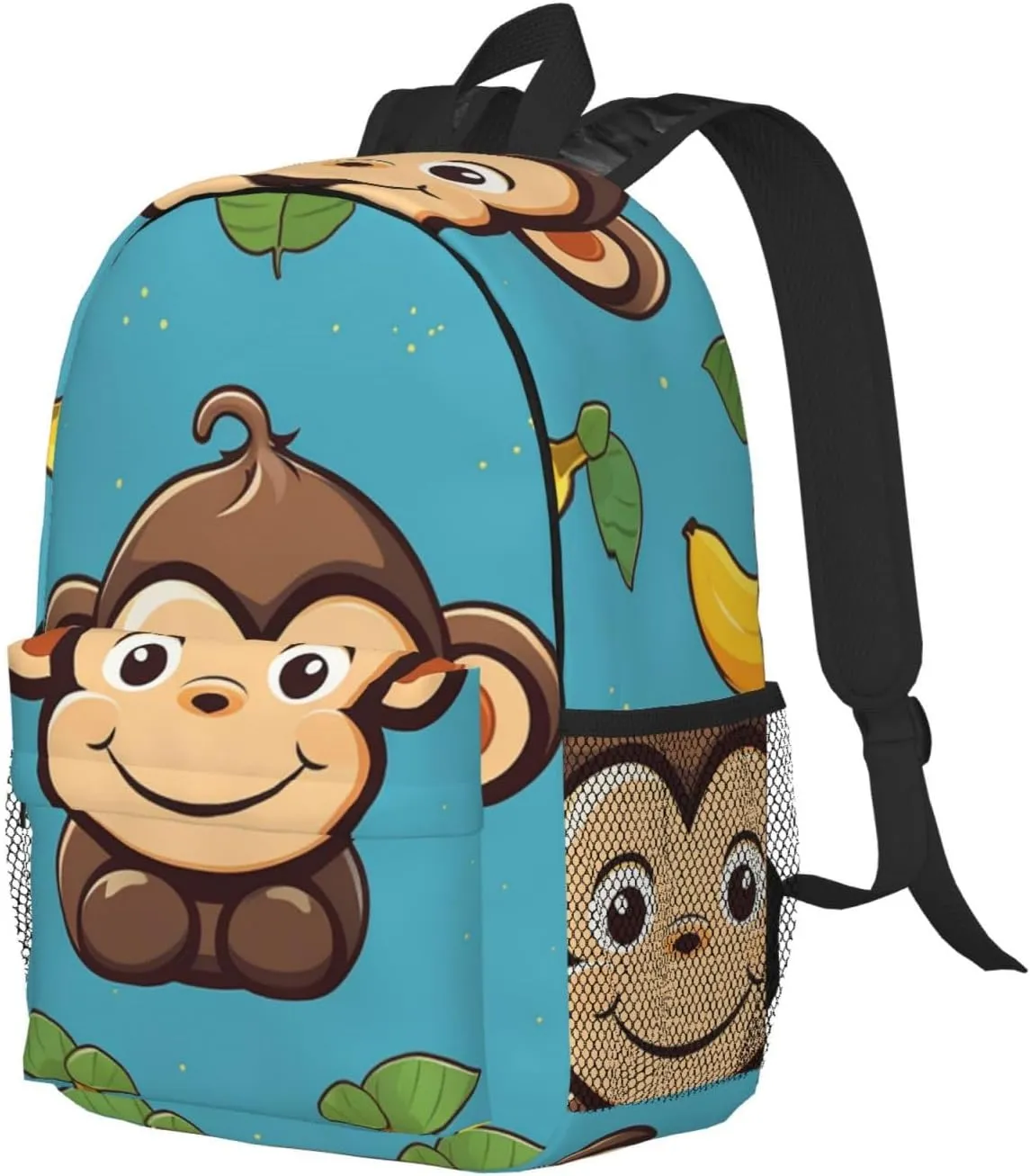 Laptop Backpack Lightweight Backpack for Men Women Daypack Monkey and banana pattern Laptop Bag Casual Backpack for Travel