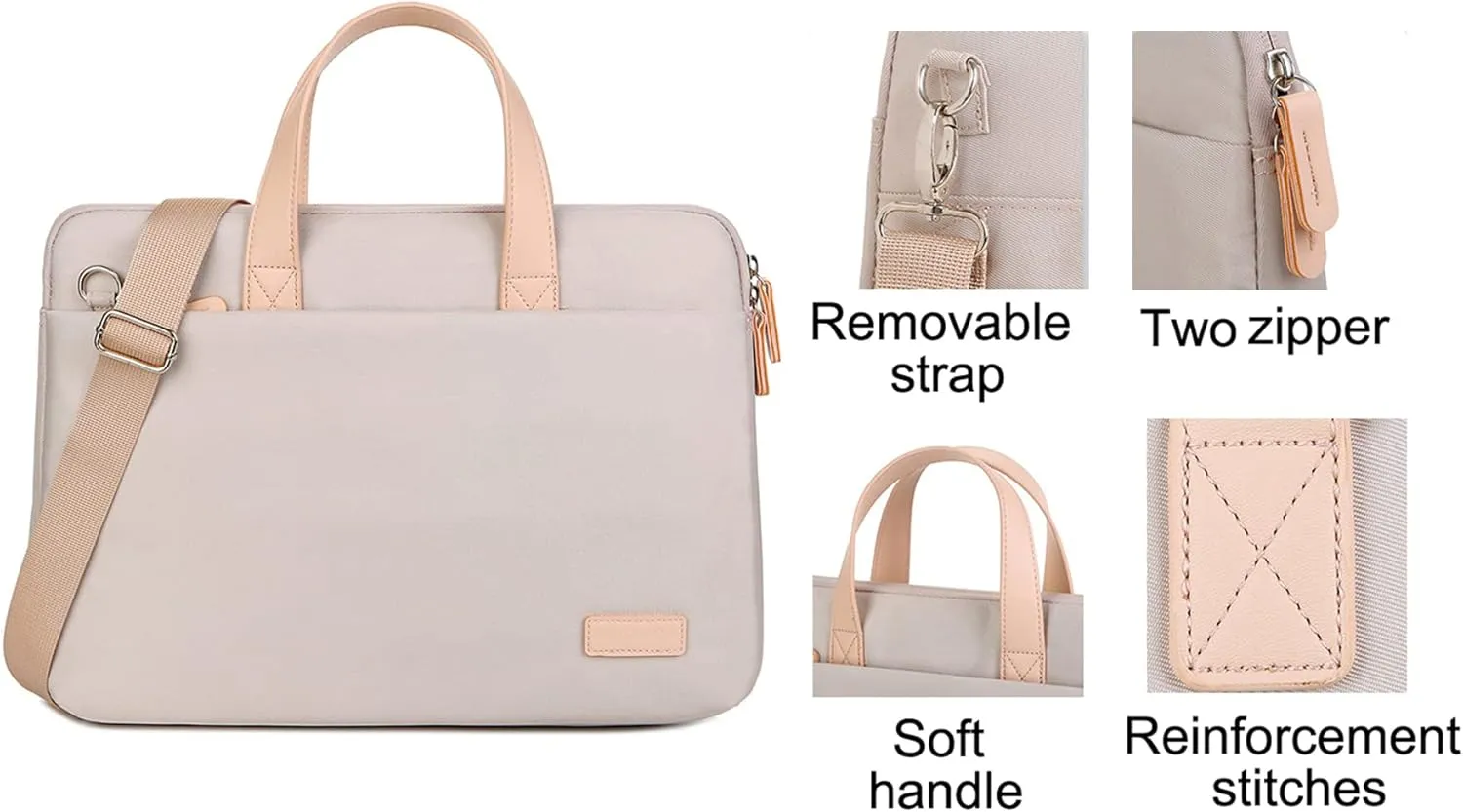 Laptop Briefcases Slim Computer Bag for Men Women Laptop Briefcase for Business Office Travel