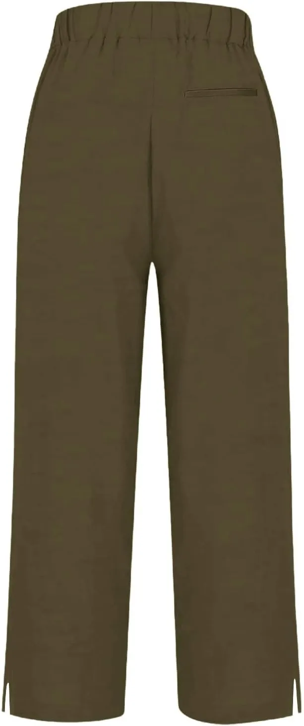 Linen Pants Women Summer Loose Casual Pants for Women Cotton Gauze Pant Plus