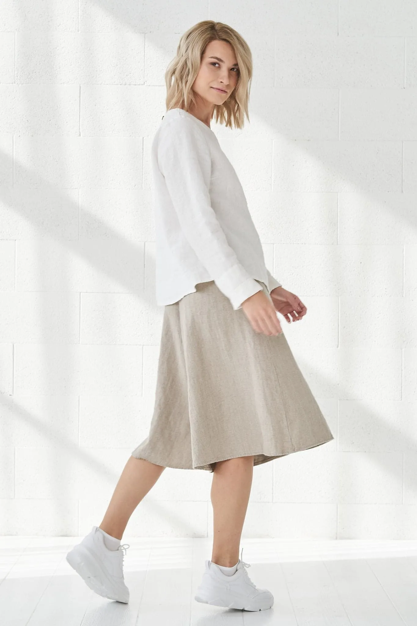 Linen skirt-shorts Parker