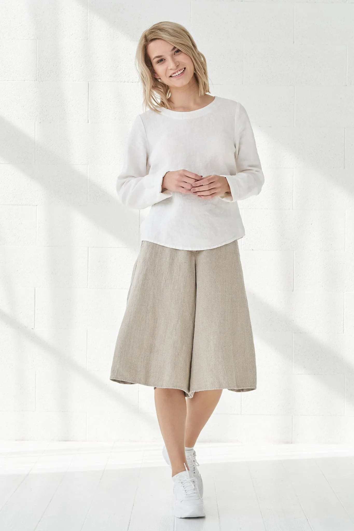 Linen skirt-shorts Parker