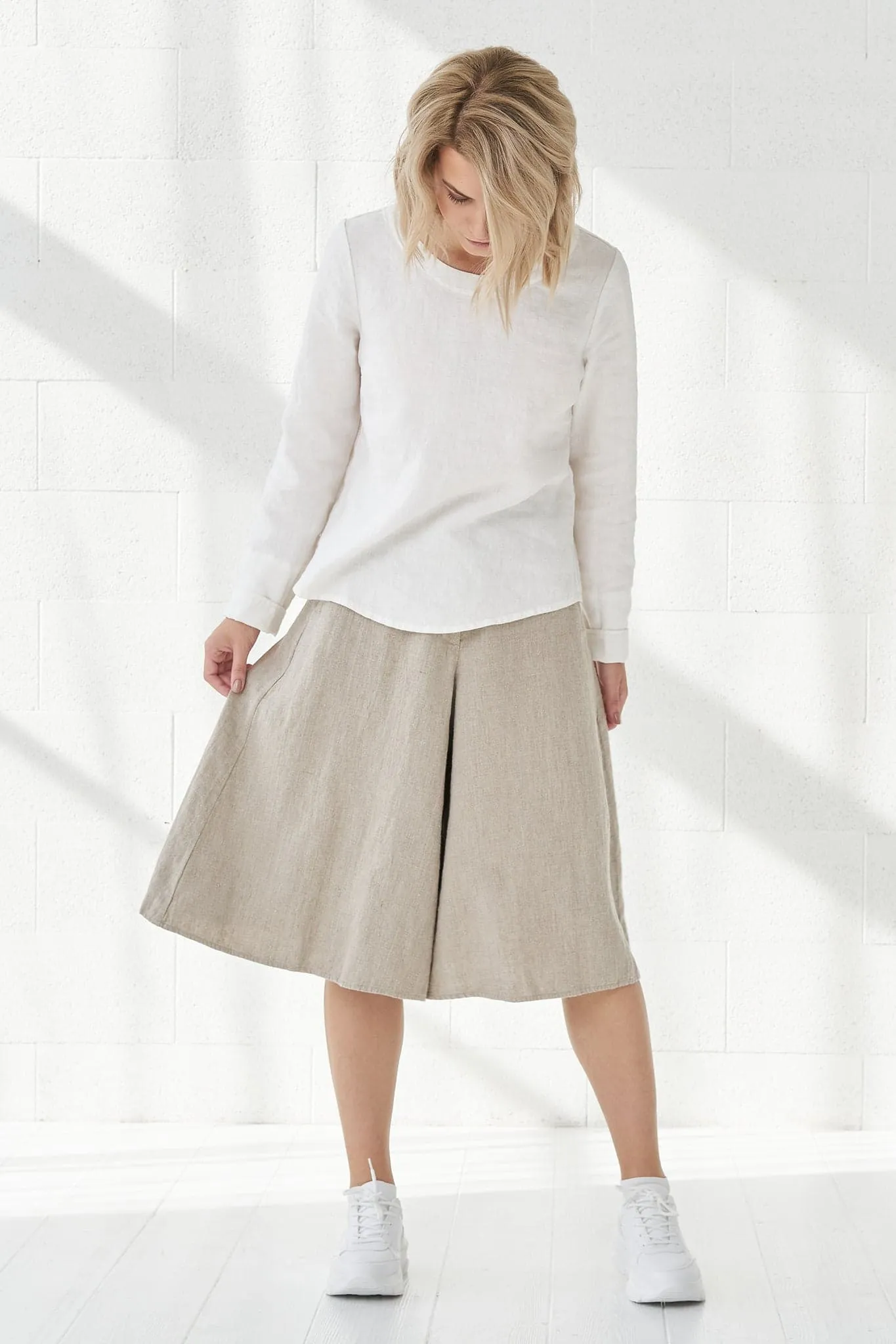 Linen skirt-shorts Parker