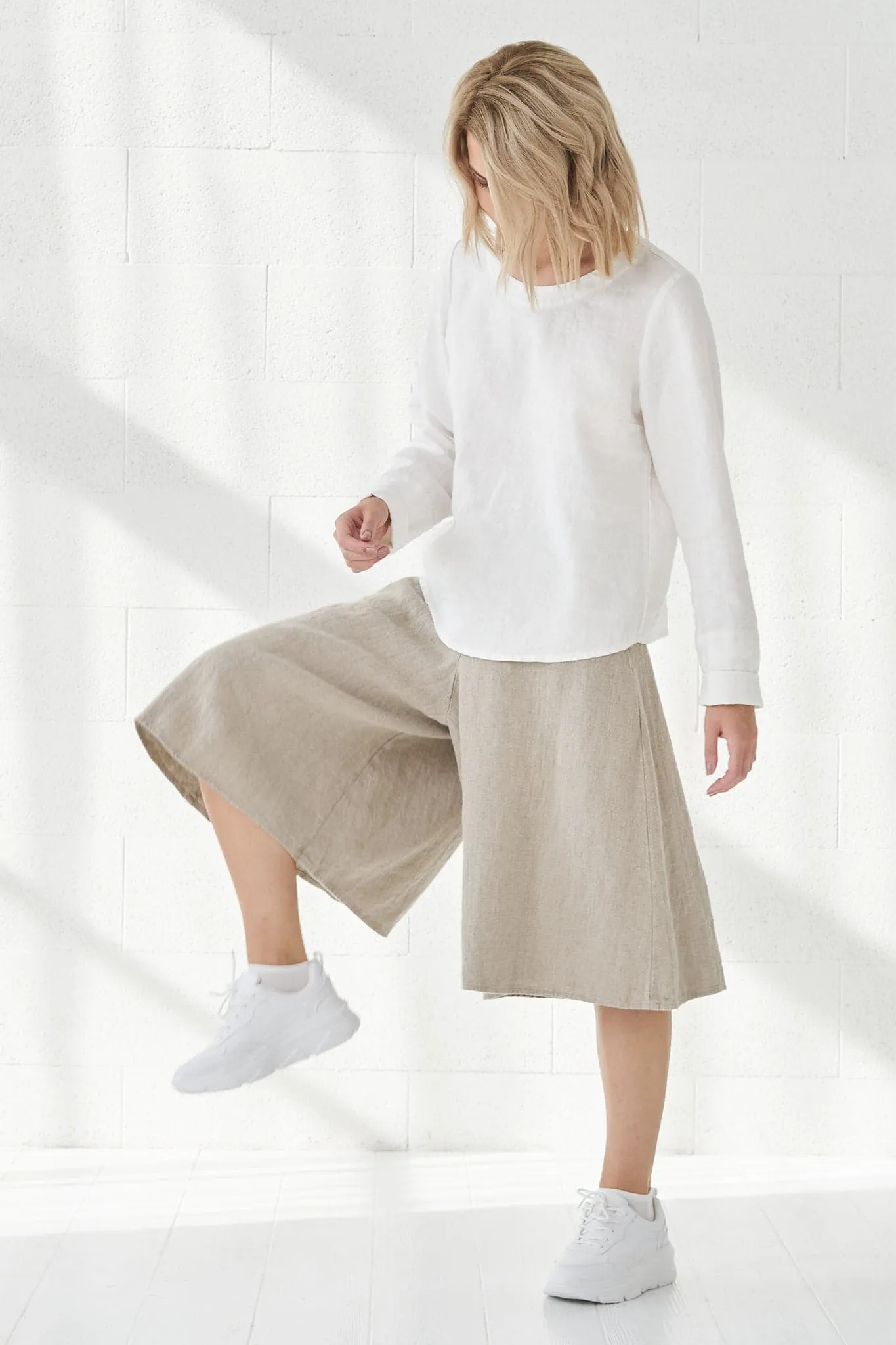 Linen skirt-shorts Parker