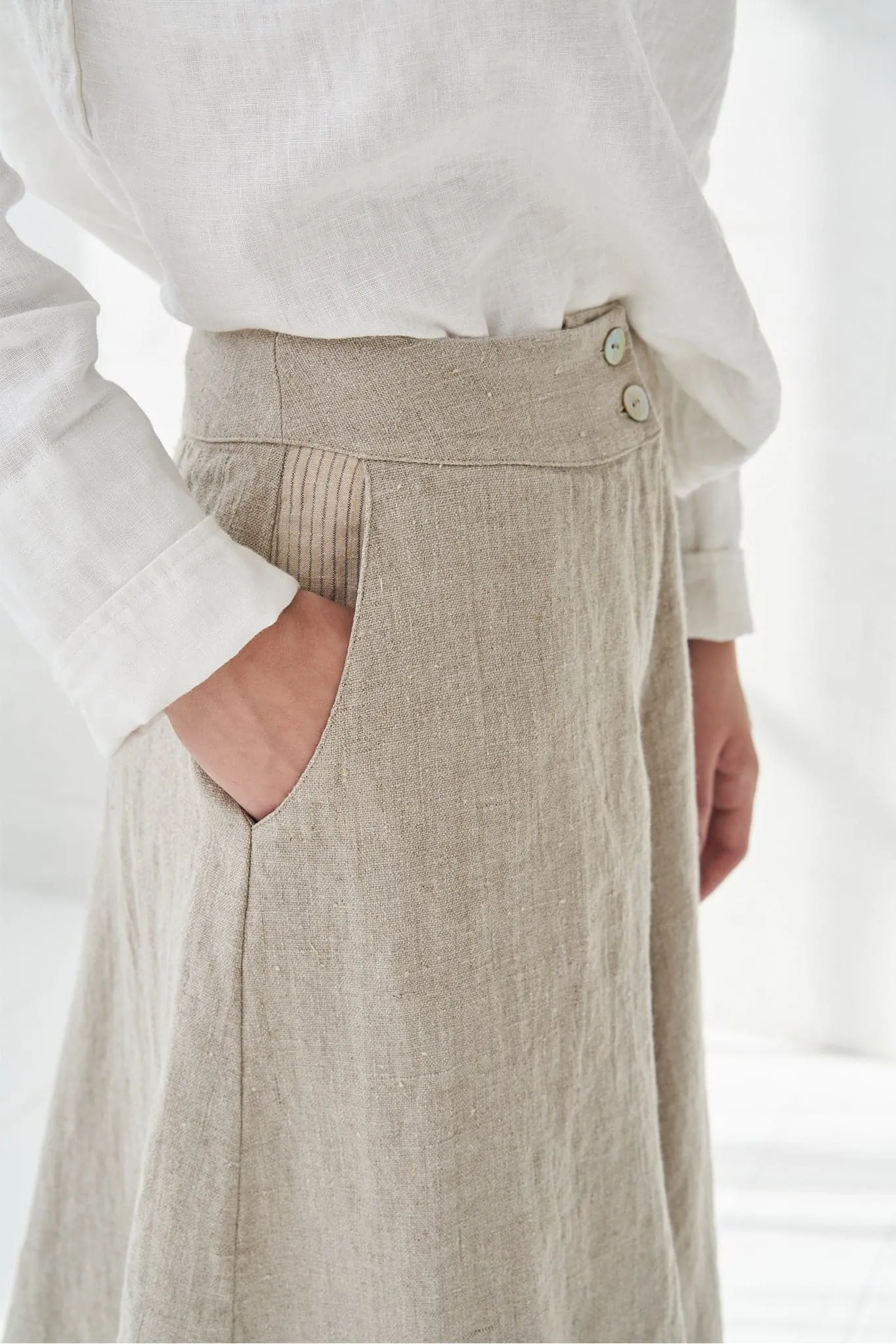 Linen skirt-shorts Parker