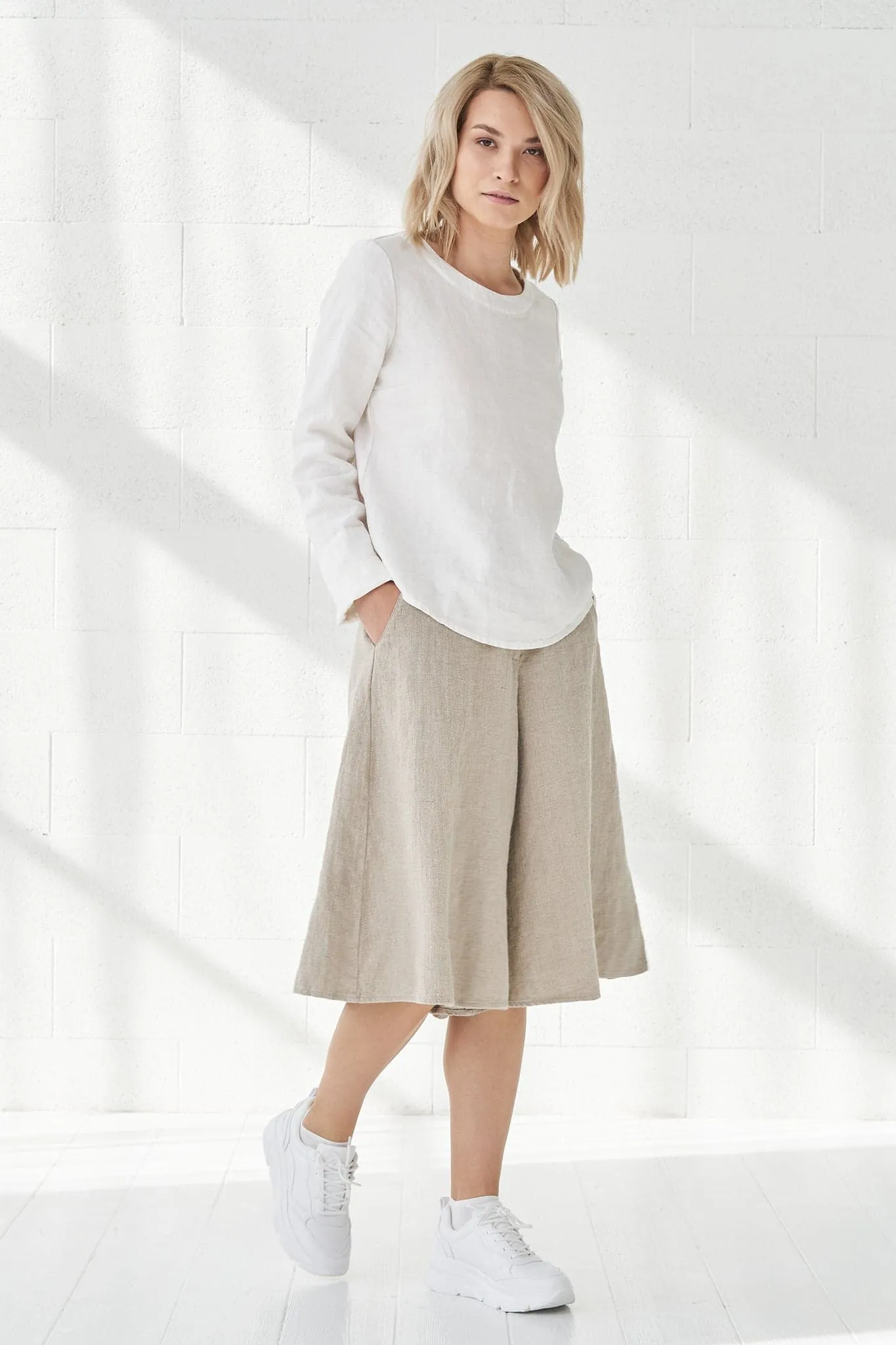 Linen skirt-shorts Parker