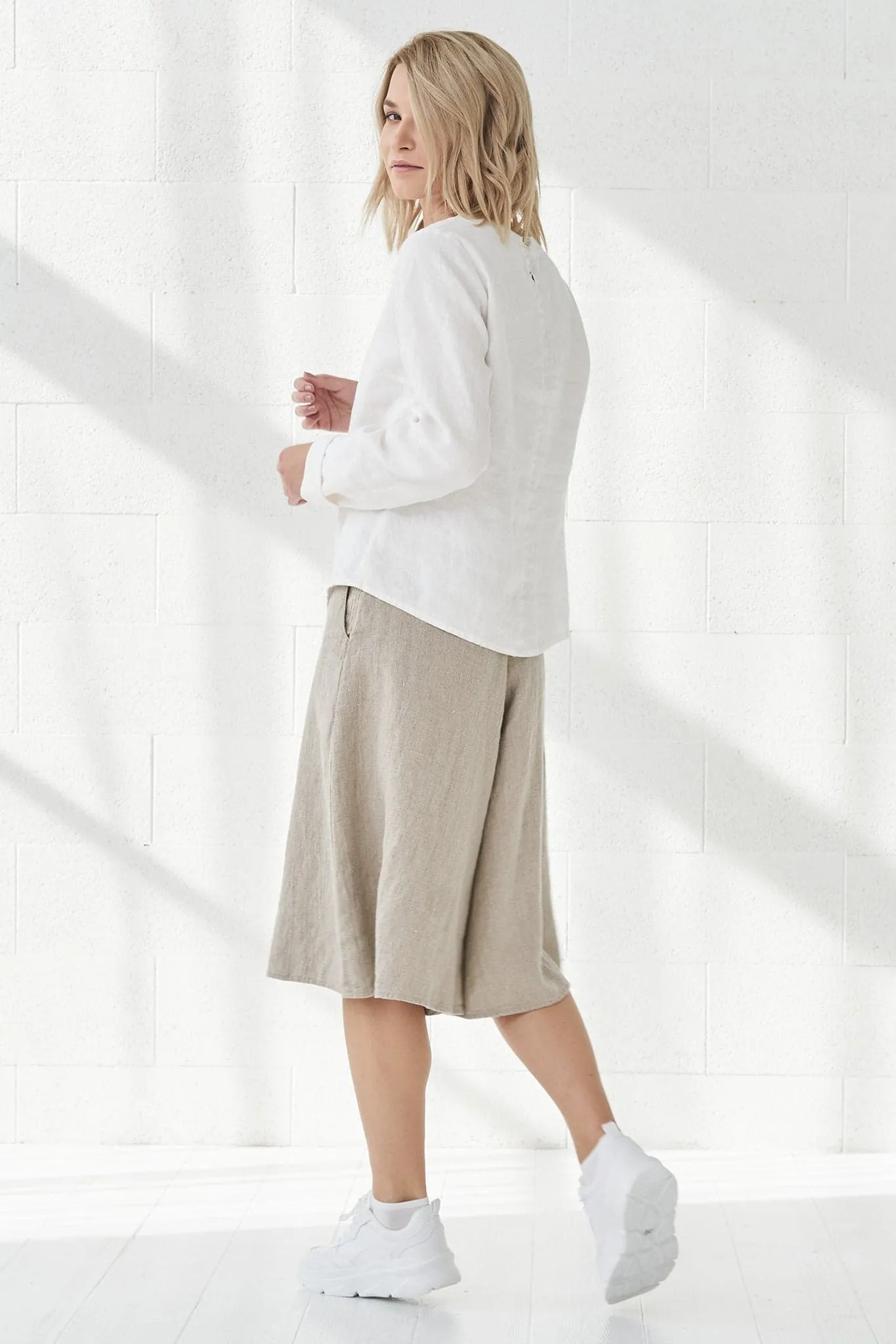 Linen skirt-shorts Parker