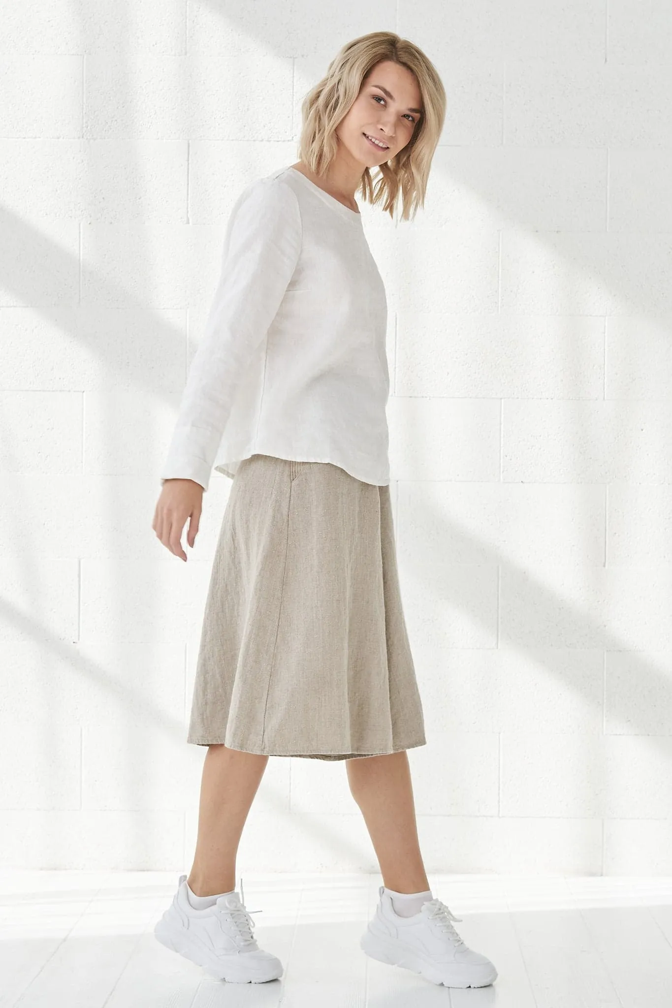 Linen skirt-shorts Parker