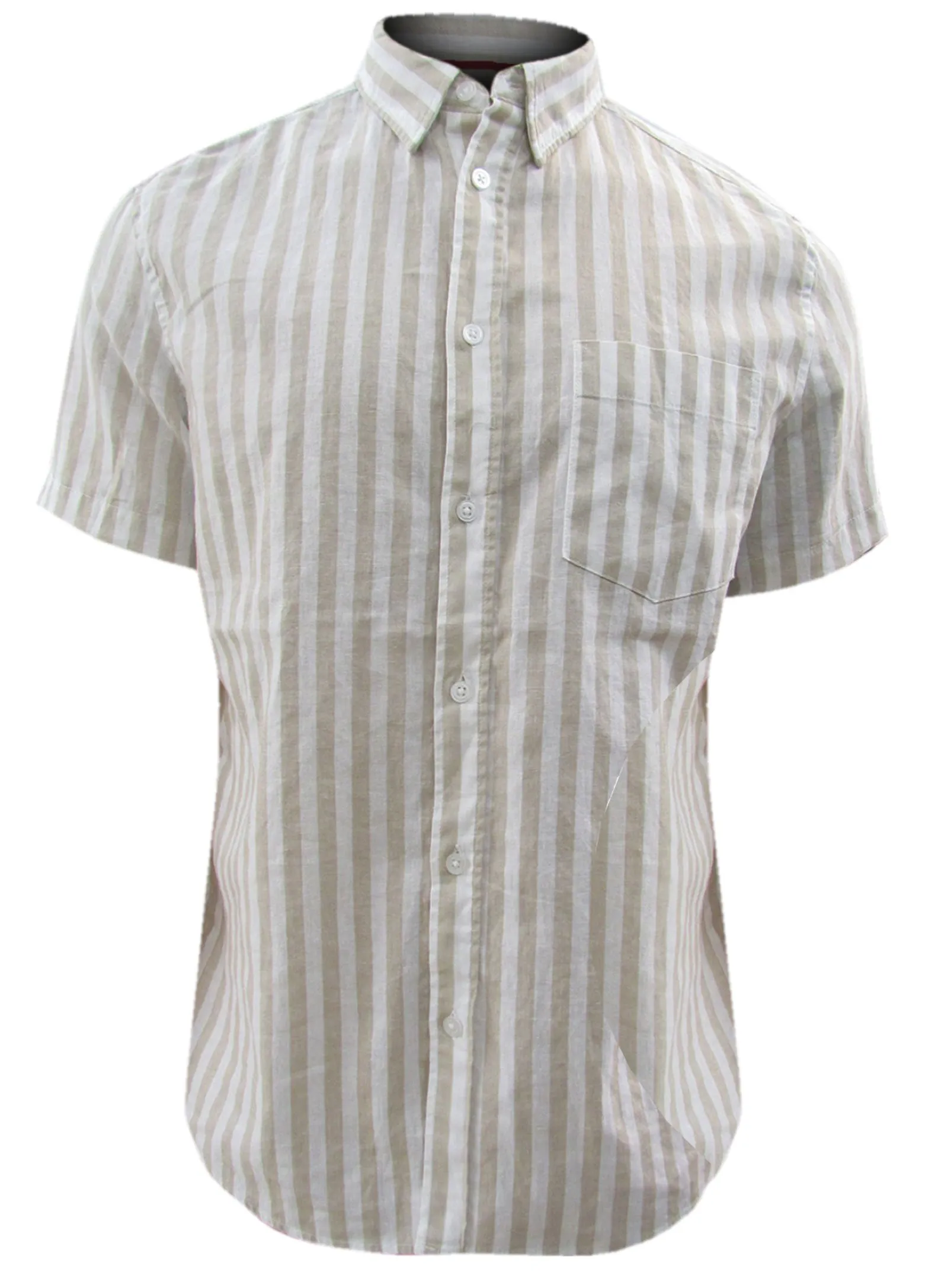 LUCAS | Linen Cotton Stripe Shirt || LUCAS | Chemise À Rayures En Lin Et Coton