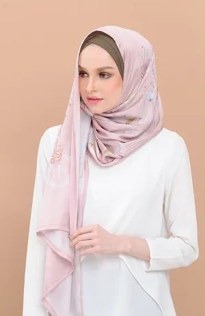 MADISON ROSEY PINK - Semi Instant Mixed Satin Silk