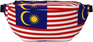 Malaysia Flag Stylish Crossbody Waist Pack - Versatile And Compact Travel Pouch For Hands-Free Storage