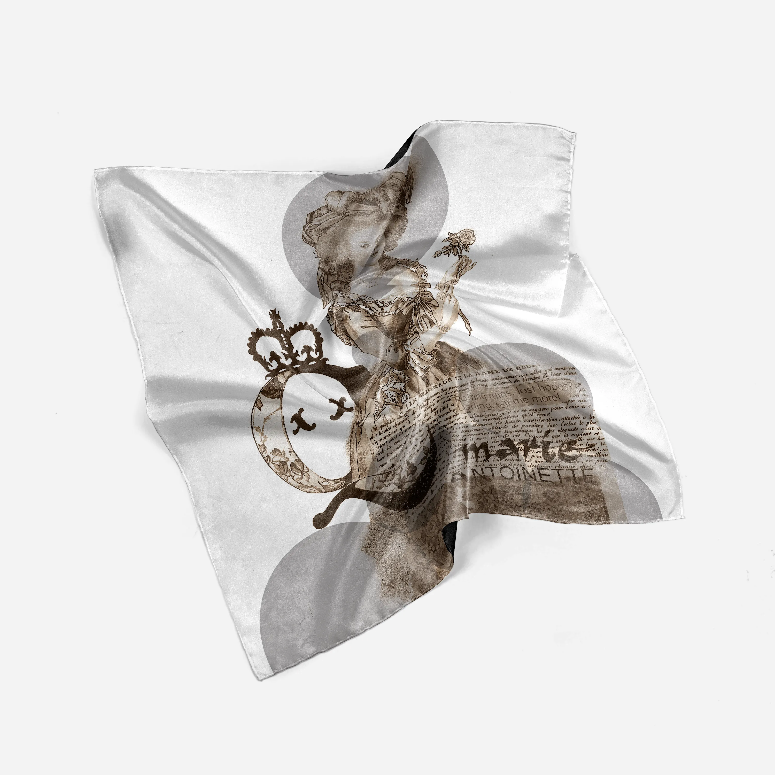 Marie Antoinette Silk Square Scarf