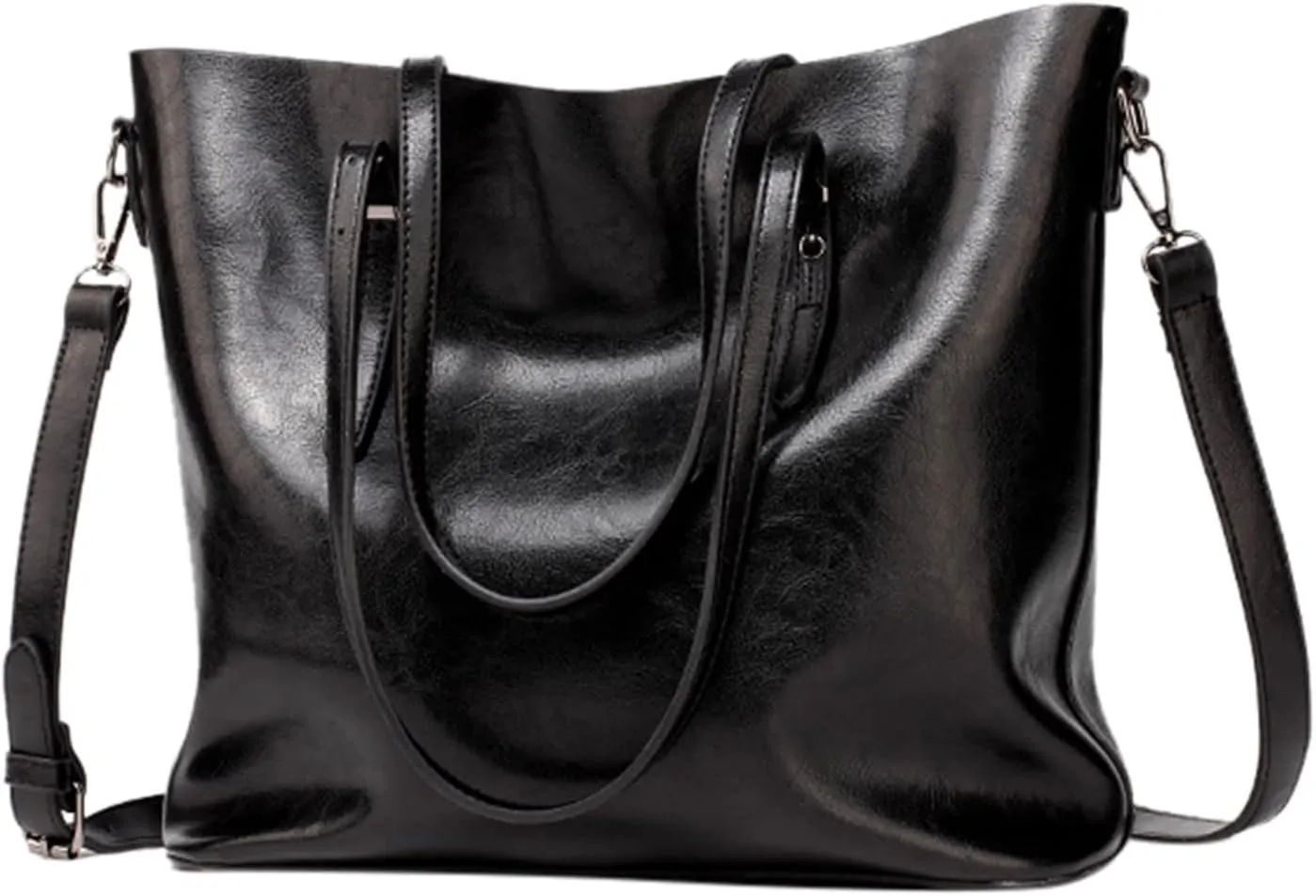 Medium Hobo Bags for Women Top Handle Satchel Shoulder Purse Bucket Handbag Hobo, Silver
