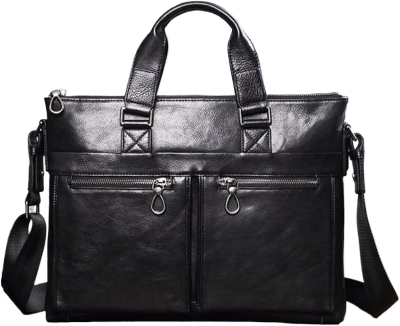 Mens Business Handbags Briefcases Messenger Shoulder Bags Leather Laptop Bags Luggage Carrying Cases