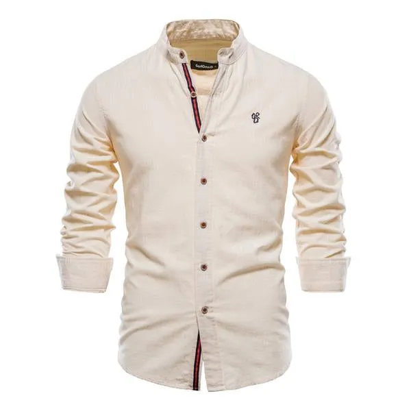 MEN'S COTTON LINEN SHIRT  93795703X