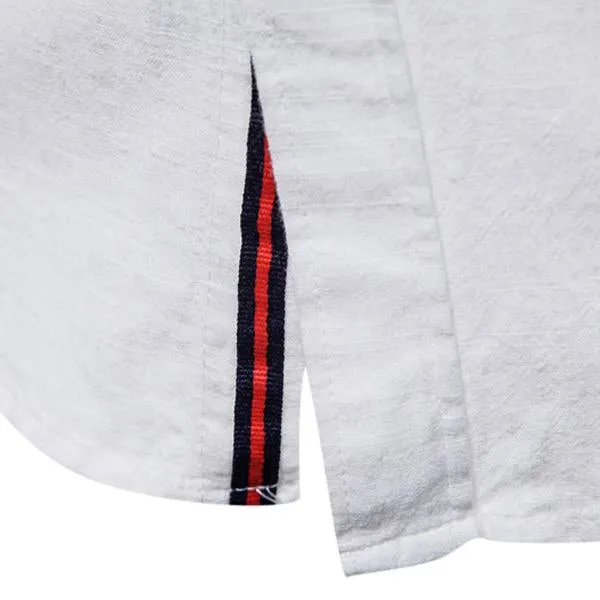 MEN'S COTTON LINEN SHIRT  93795703X