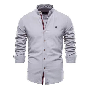 MEN'S COTTON LINEN SHIRT  93795703X