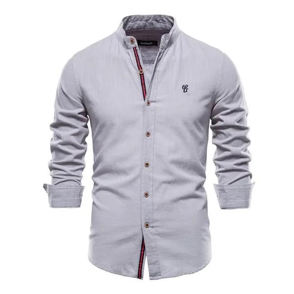 MEN'S COTTON LINEN SHIRT  93795703X