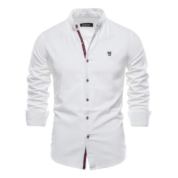 MEN'S COTTON LINEN SHIRT  93795703X