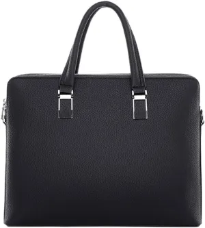 Men's Handbag Is A Cross Leather Briefcase With Ones Shoulder