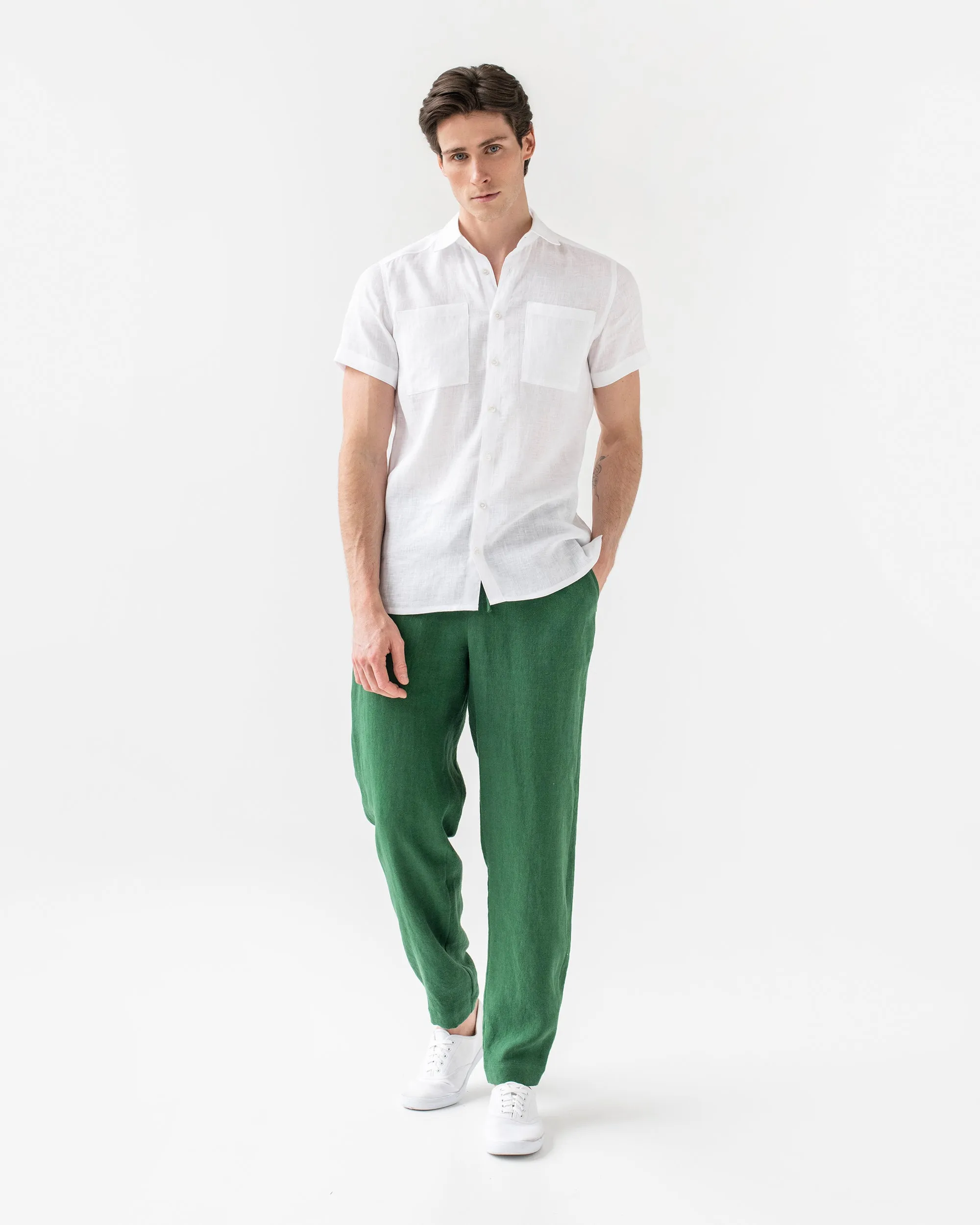 Men's linen pants PALERMO in Various colors