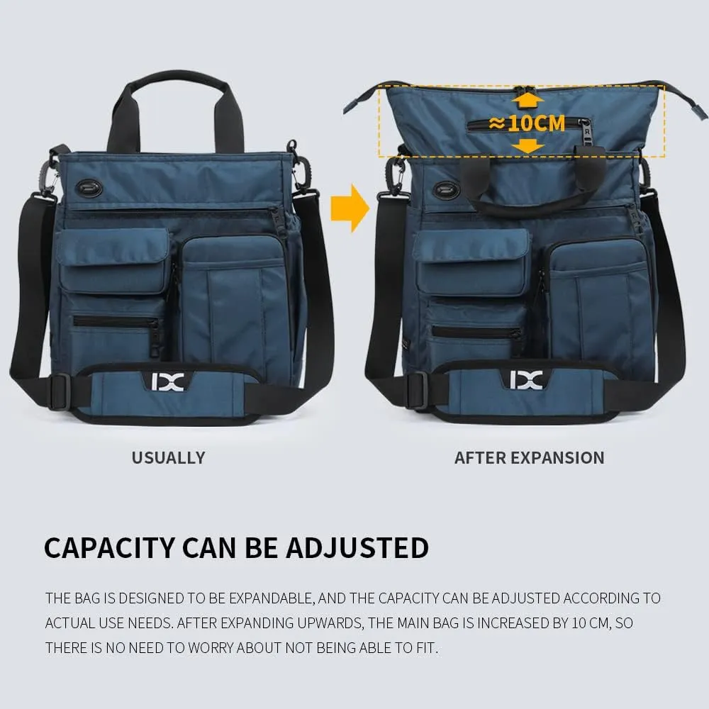 Mens Messenger Bag Laptop Shoulder Bag Computer Work Office Bag Waterproof Briefcases for Travel Work