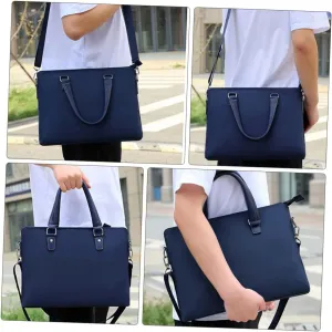 Men's Oxford Fabric Sling Bag Waterproof Business Briefcase Portfolio for Man Laptop Bag Shoulder Bag for Men