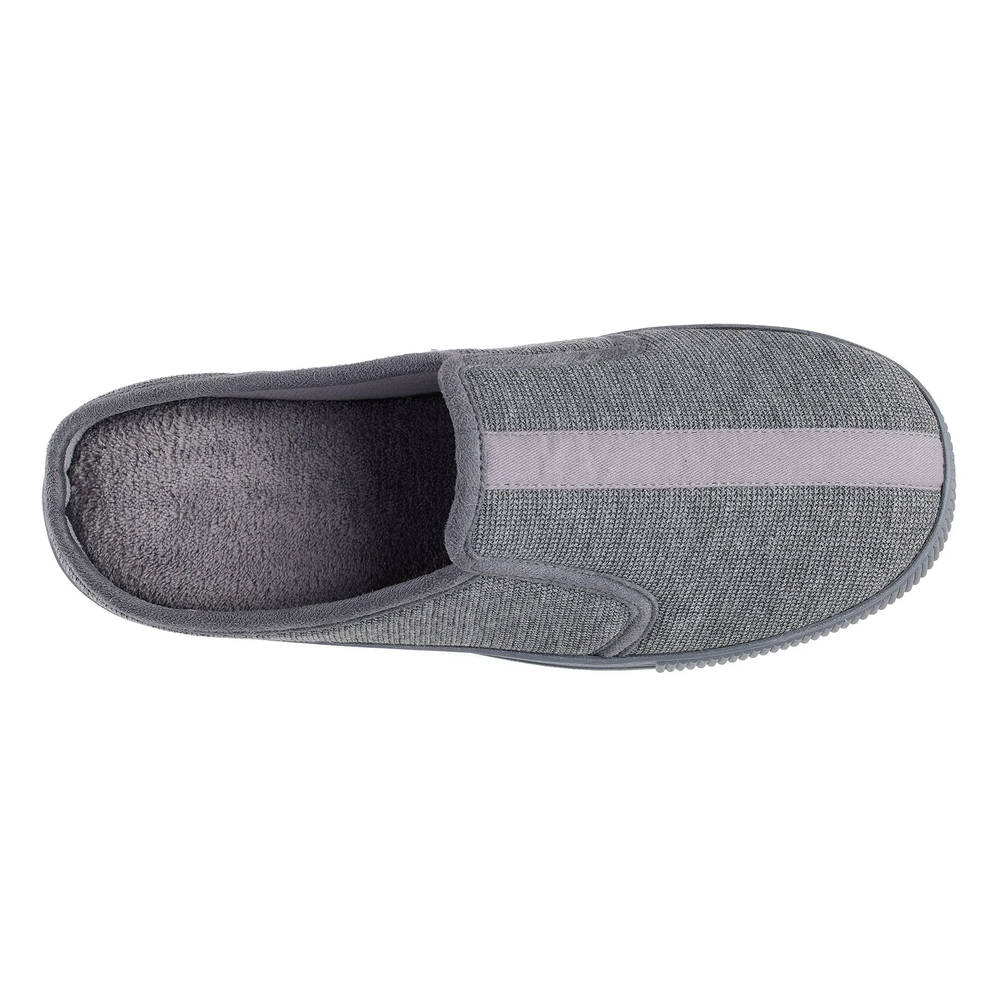 Men's Textured Knit Kai Clog Slippers with Gel-Infused Memory Foam