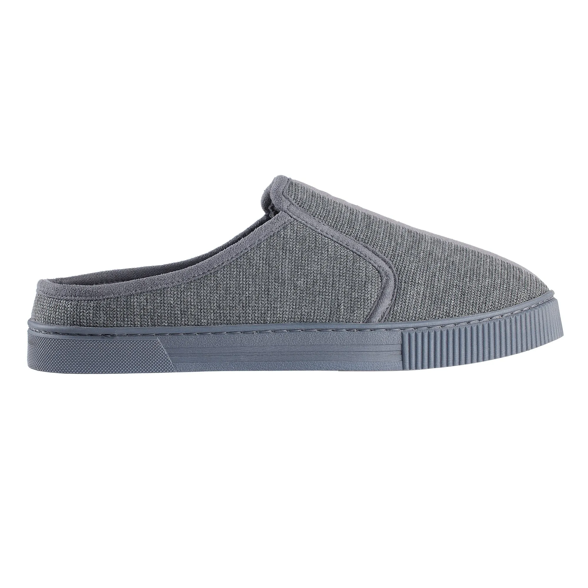 Men's Textured Knit Kai Clog Slippers with Gel-Infused Memory Foam