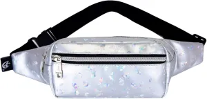 Mesh Beach Tote Waist Bag Outdoor Leisure Travel Waist Mobile Phone Storage Bag New Trend Color Floret PU