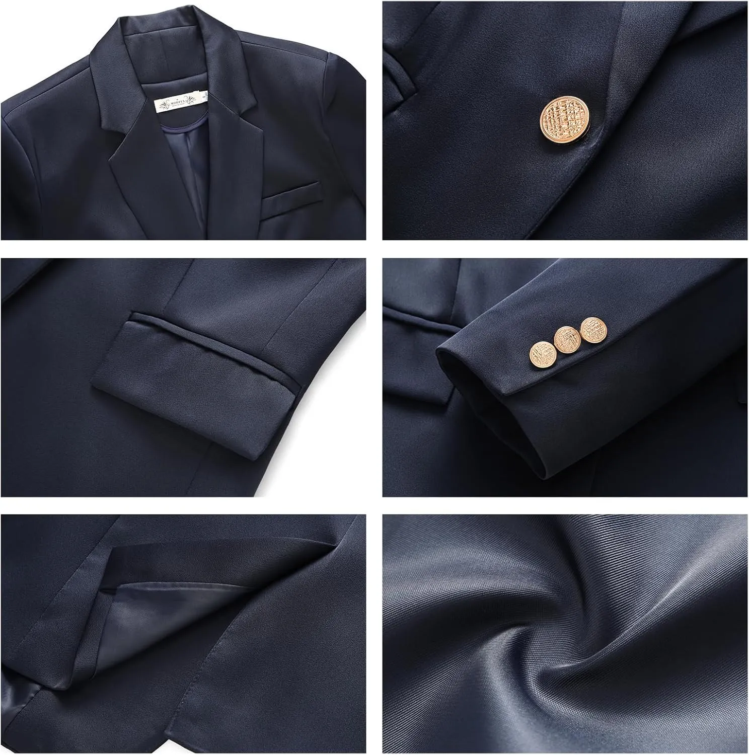 MODFUL Women Business Clothes Pant Suits Professional Office 2 Piece Suits