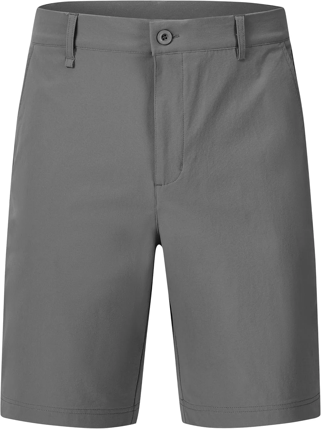 MoFiz Men's Athletic Shorts Slim Stretch 9" Golf Shorts Lightweight Hiking Summer Shorts Active Waistband