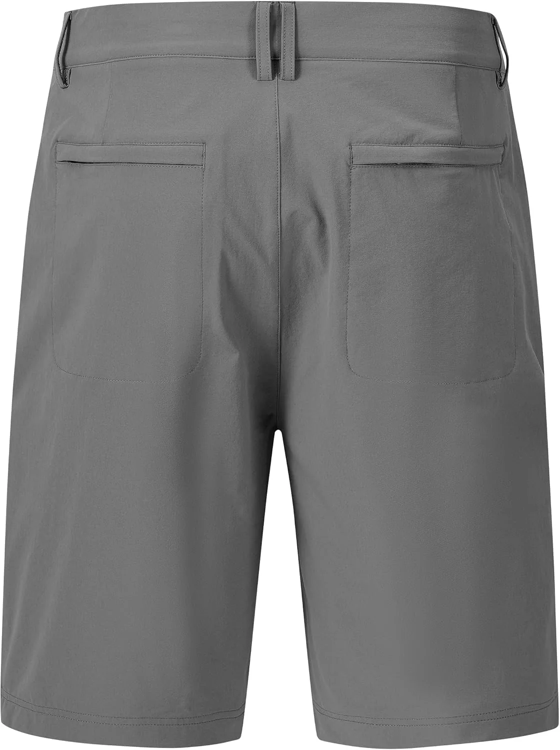 MoFiz Men's Athletic Shorts Slim Stretch 9" Golf Shorts Lightweight Hiking Summer Shorts Active Waistband