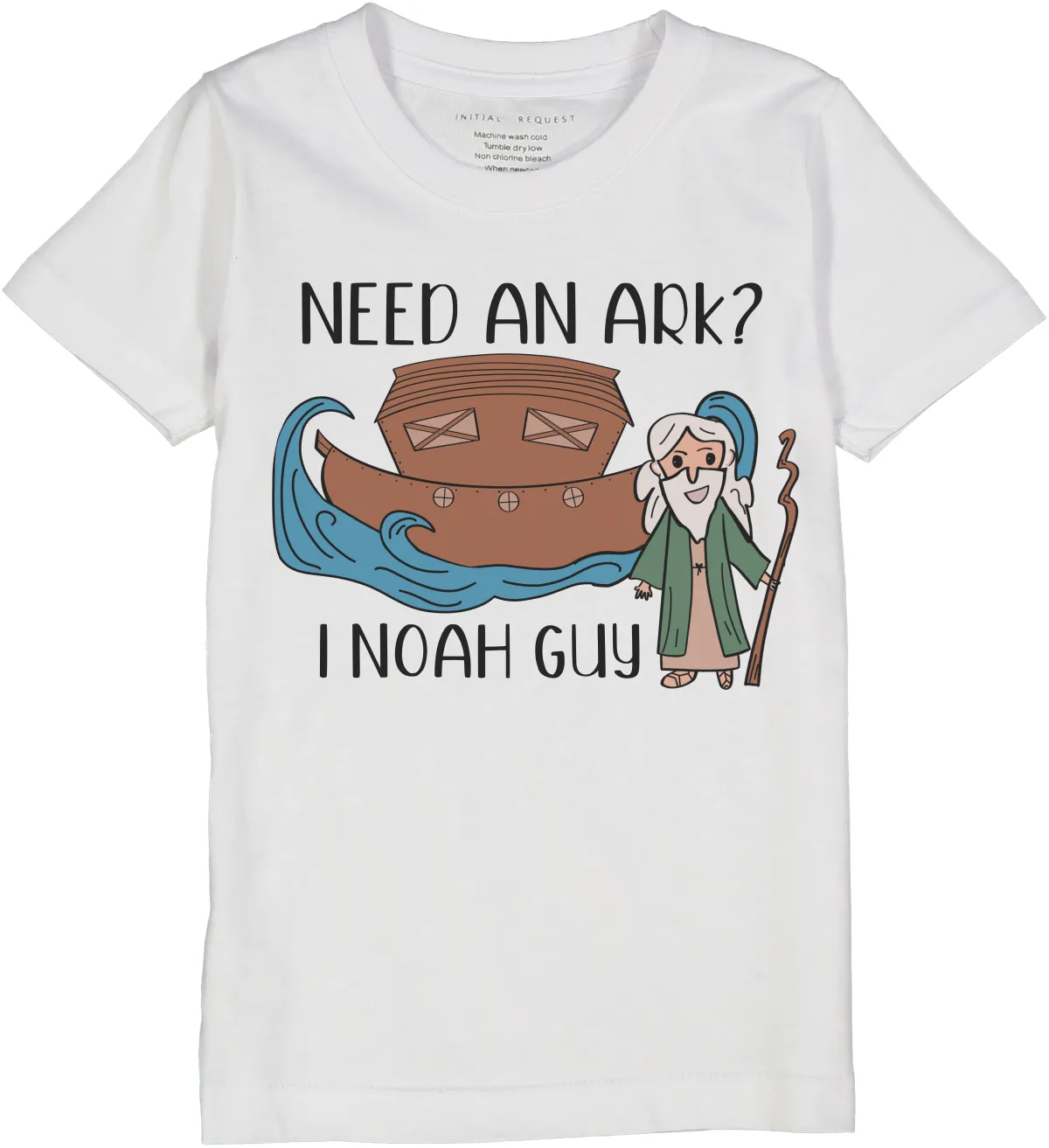 Need an Ark? I Noah Guy Boys GIrls Christian Bible Based Short Long Sleeve Tee
