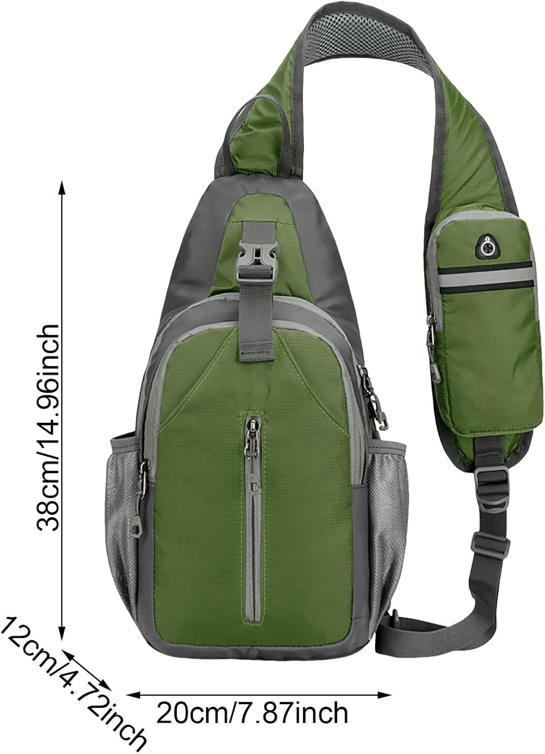 New Casual Messenger Bags Sports Male And Female Students Simple One Shoulder Splash Proof Outdoor (Sky Blue, One Size)