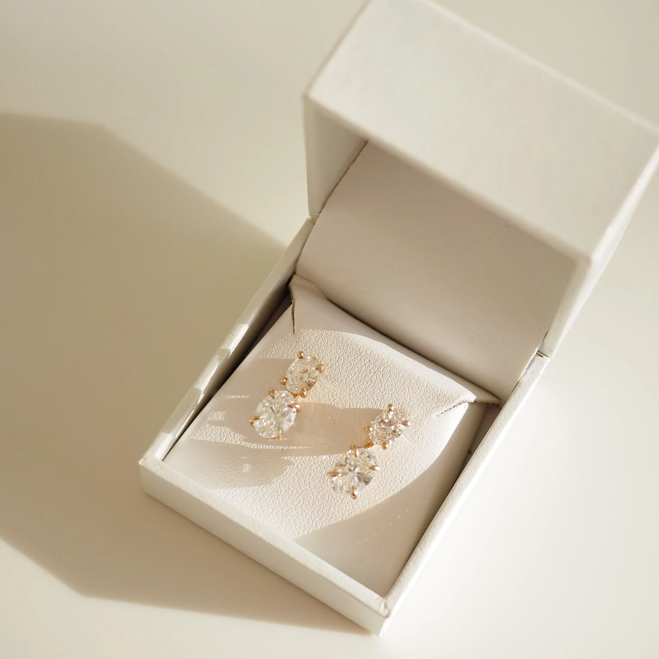Oval Jackets | Oval Lab-Grown Diamond Earring Jackets