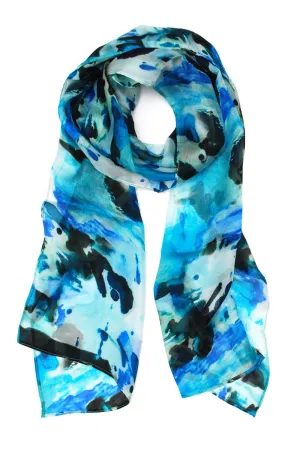 Painted Abstract Silk