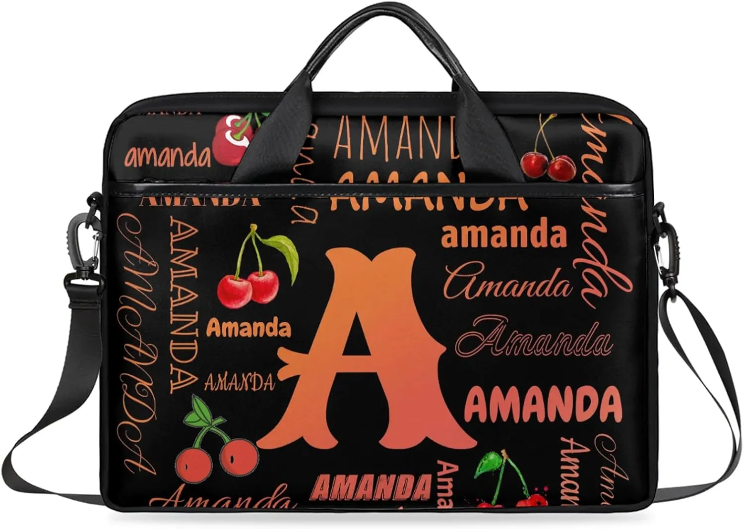 Personalized Laptop Bag Case Baseball Custom Computer Briefcases for Women Men Waterproof