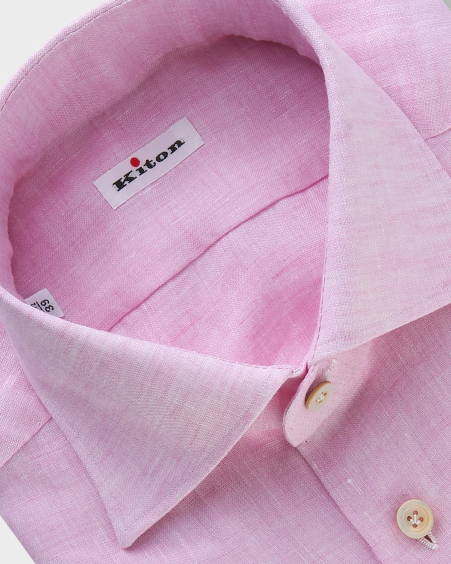 Pink Linen Shirt