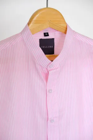 Pinstripe linen Coral reef Shirt
