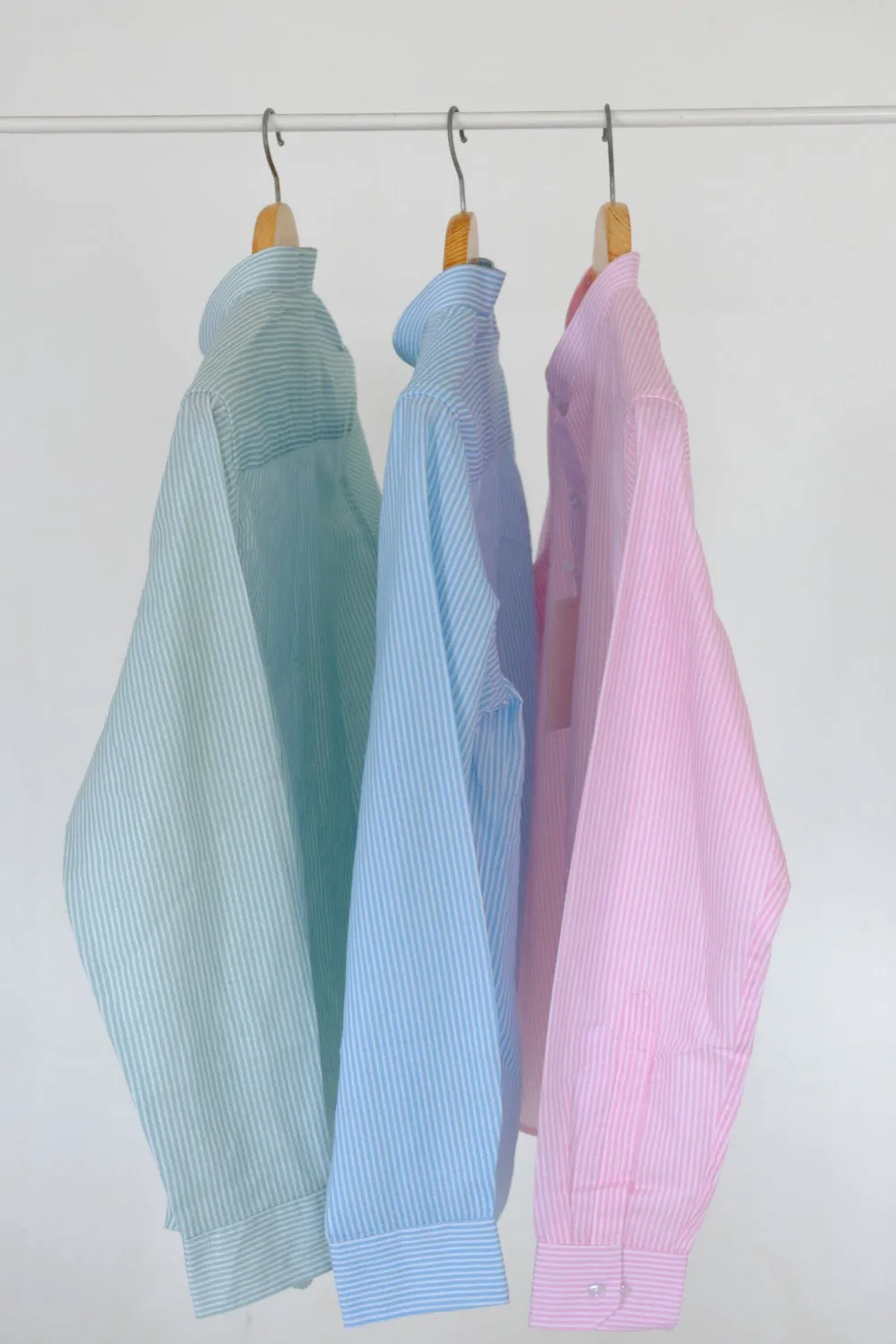Pinstripe linen Coral reef Shirt
