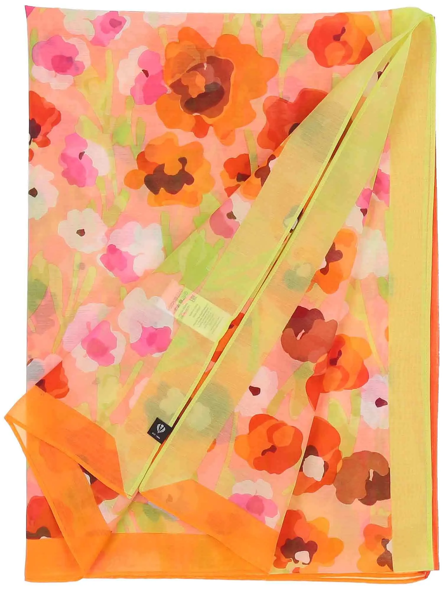 Poppy Floral Oblong Scarf